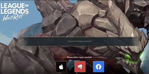 英雄联盟手游account missing是什么原因